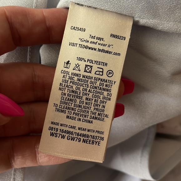 TED BAKER  Neebye Oriental cherry blossom top - Picture 12 of 16